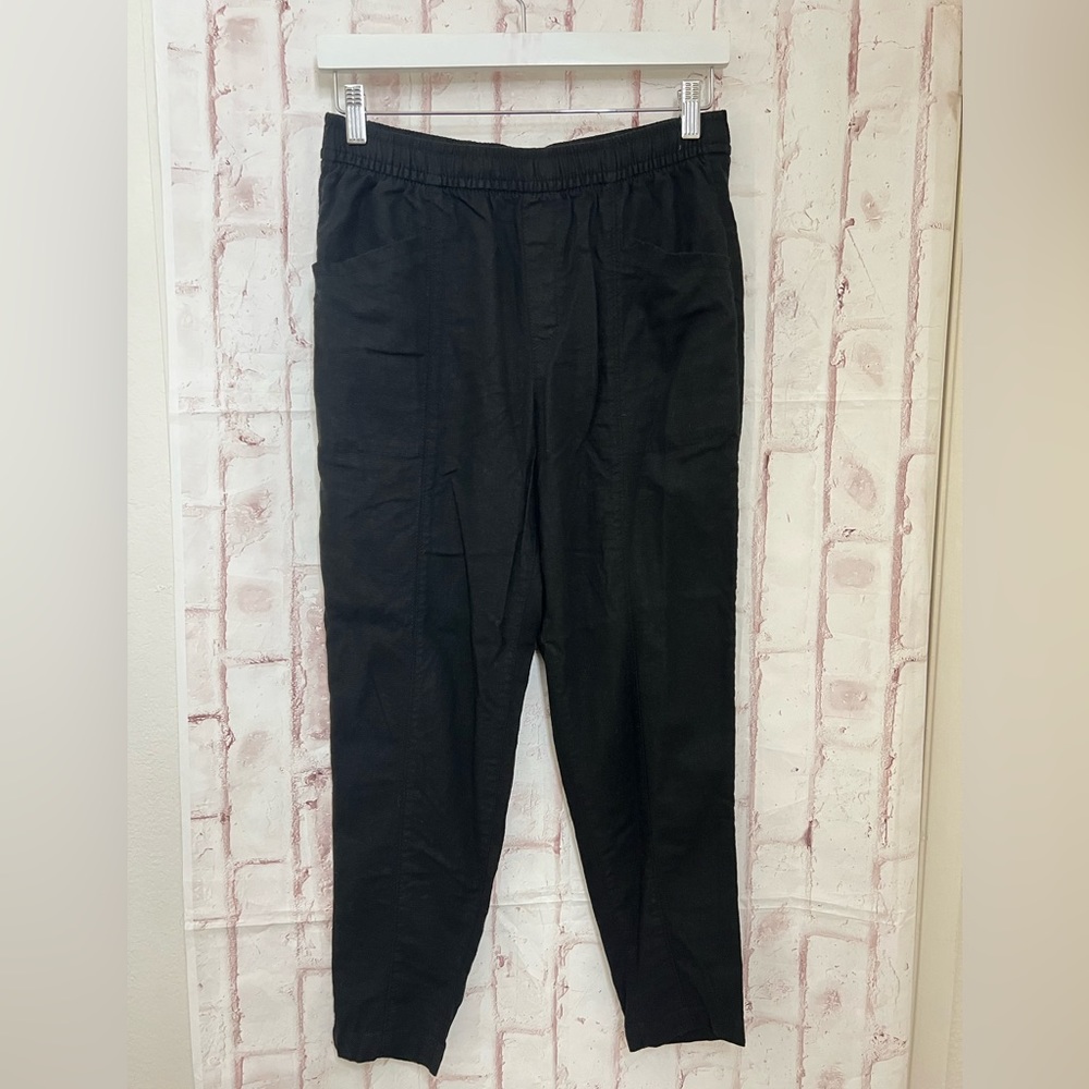 Old Navy Linen-Blend Tapered Pants